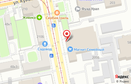 Сеть линзоматов Оптиктория на улице Луначарского на карте