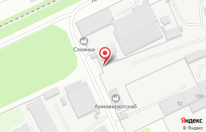 Фабрика Слоянка на карте