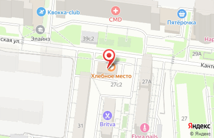 Пекарня Хлебница в Москве на карте