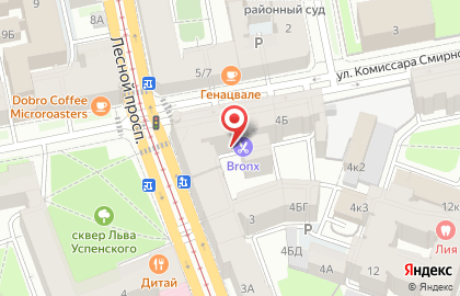 Мини-отель Петровъ-отель у Финляндского вокзала на карте