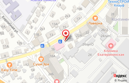 Студия массажа Делай тело в Адлерском районе на карте