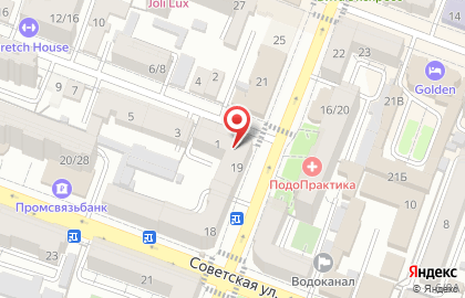 Магазин RosFlower на улице Горького на карте