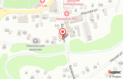 Магазин шин и дисков на Базарной на карте
