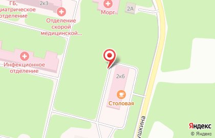 Больница Краснокамская городская больница на улице Пушкина на карте