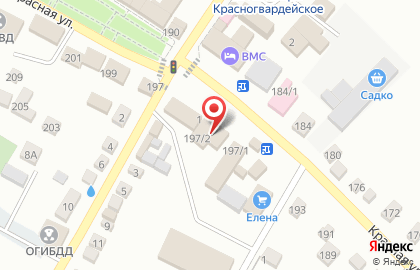 Продуктовый магазин Корзинка на Красной улице на карте