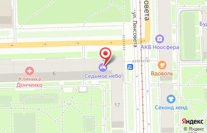 Отель Седьмое небо на карте