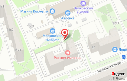 Эмекс на Челябинской улице на карте