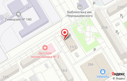 Участковый пункт полиции Отдел полиции №1, Управление МВД России по г. Омску на улице Дмитриева на карте
