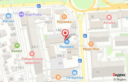 Студия фитнеса и танца Caprice S club на Российской улице на карте