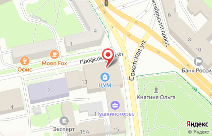 Магазин Мобител на Советской улице на карте