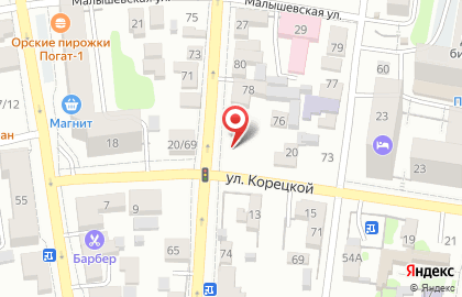 Партнерство в Центральном районе на карте