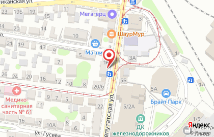 Магазин Великолукский мясокомбинат на Депутатской улице на карте