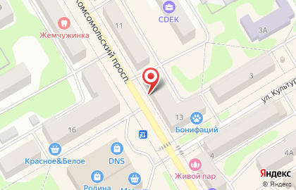 Торговый дом ББК Ваш инструмент на Комсомольском проспекте на карте
