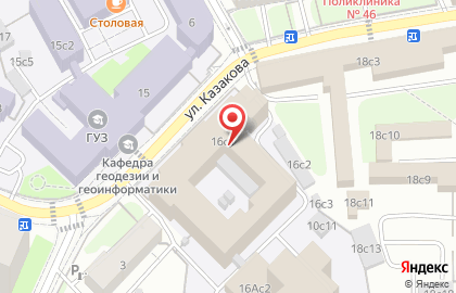 Light Space Studio на улице Казакова на карте
