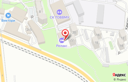 Гостиница Релакс в Первореченском районе на карте