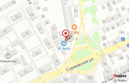 Оптово-розничная фирма ЕДевайс на Сормовской улице на карте