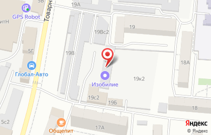 ООО Осирис на Товарной улице на карте