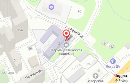 ПГФА в Свердловском районе на карте
