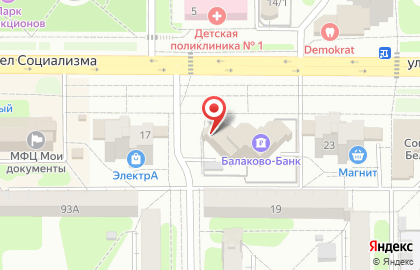 Банкомат Балаково-Банк в Балаково на карте
