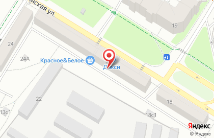 Супермаркет Дикси на Рощинской улице на карте