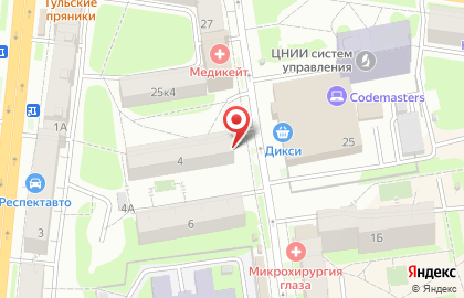 Студия красоты А-студия на улице Вересаева на карте
