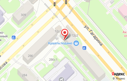 Фонд социальной защиты пенсионеров на улице Гагарина на карте