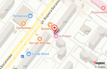 Сервисный центр Smart на улице Бориса Богаткова на карте