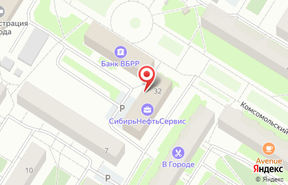 Фонд микрофинансирования Ханты-Мансийского автономного округа-Югры на карте