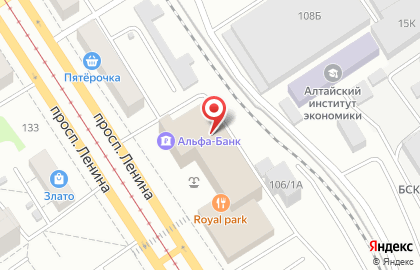 Гольфстрим на проспекте Ленина на карте