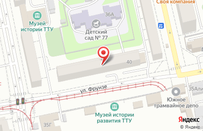Магазин Мир Паласов и Ковров в Ленинском районе на карте