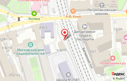 «Каприз» – салон эротического массажа в Москве на карте