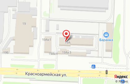 Кузовной центр на Красноармейской улице на карте