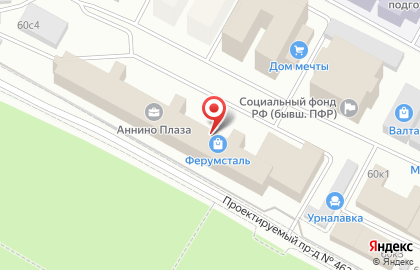 Аннино-Плаза на карте