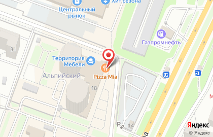Пиццерия Pizza mia на карте