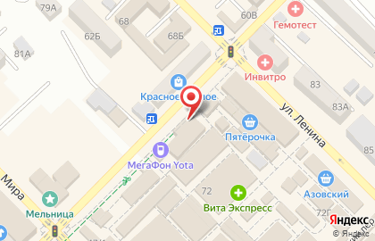 Салон сотовой связи МТС на проспекте Зои Космодемьянской на карте