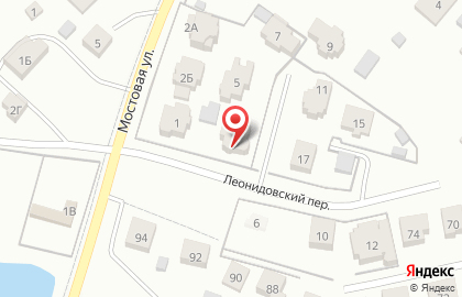 Пансионат по уходу за пожилыми людьми Благодар в Леонидовском переулке на карте