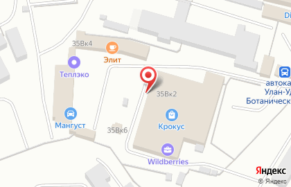 Торговый центр Крокус в Железнодорожном районе на карте