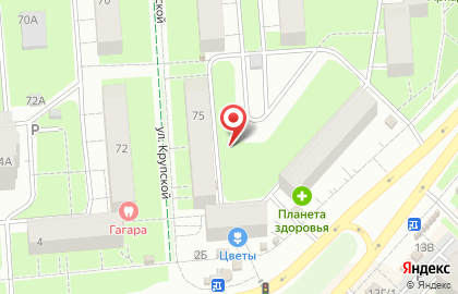 Автостоянка в Перми на карте