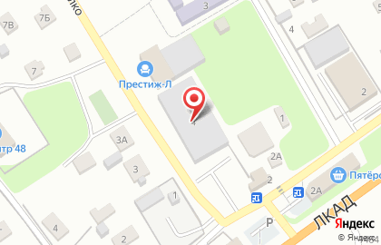 Салон итальянской плитки и сантехники, ООО Сквирел Имола Керамика-Липецк на карте