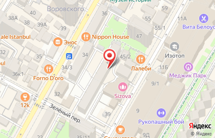 Банкомат Восточный на улице Островского на карте