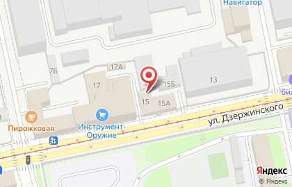 Магазин автоаксессуаров Автобагаж на улице Дзержинского на карте