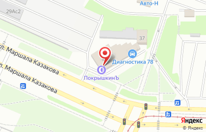 Автосервис в Санкт-Петербурге на карте