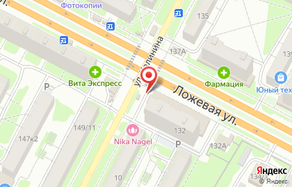 Киоск по продаже овощей и фруктов в Пролетарском районе на карте