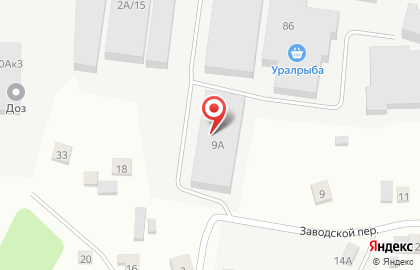 Арком в Заводском переулке на карте