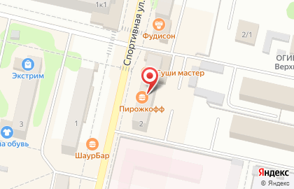 Ресторан доставки японской кухни Суши мастер на Спортивной улице на карте