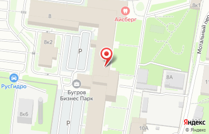 Торговая компания МясновЪ в Мотальном переулке на карте