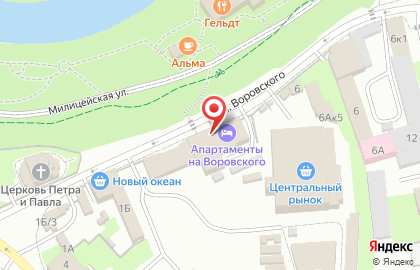 Центр строителей и садоводов Резонанс-дачник на улице Воровского на карте