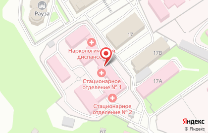 Республиканский наркологический диспансер на улице Сеченова на карте