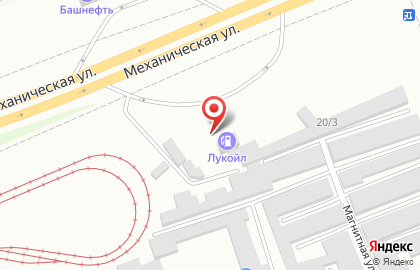 Лукойл-ликард на Механической улице на карте