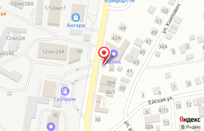 Продовольственный магазин У дороги на Латвийской улице на карте